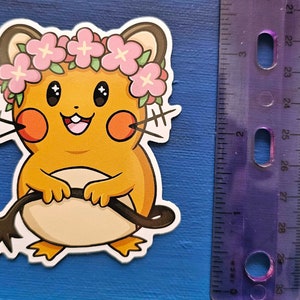 Dedenne Floral Sticker