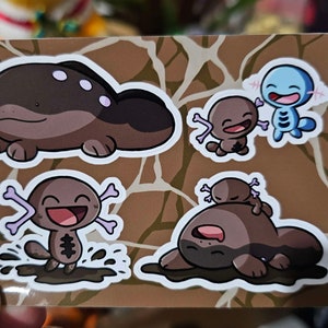 Clodsire/Paldean Wooper Sticker Sheet