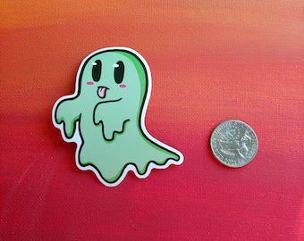 Cute Ghost - Vinyl Sticker