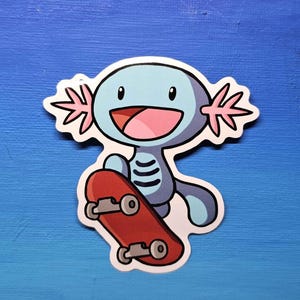 Wooper Skateboard Sticker