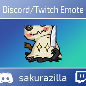Mimikyu Knife Emote (Twitch/Discord)