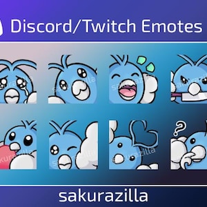 Swablu Emote Set (Twitch/Discord)