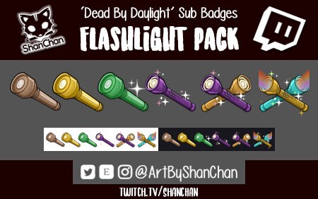 Dead By Daylight Dbd Survivor Flashlight Twitch Streamer Etsy