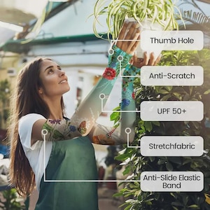 Gardening Sleeves for women, Arm Protection, Garden Protective Sleeves, Unique Gift for Mom, Arm Saver...