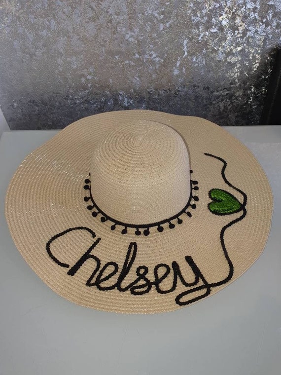 personalised floppy hat