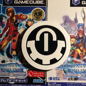 Phantasy Star Online Pso Yellowbooze Section Id Badge Etsy