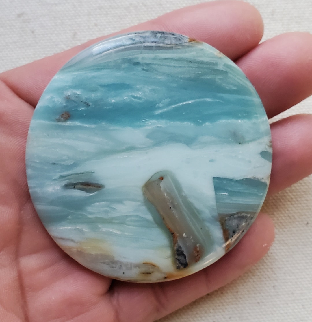 Large Collectable BC Ocean Picture Stone 65657mm Etsy