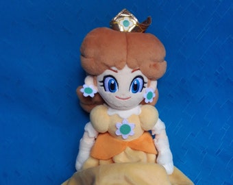 Super Mario Princess Daisy Nintendo Sanei Plush Stuffed Doll Soft Toy