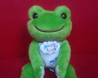 Vintage Pickles the Frog 1994 Nakajima Plush Stuffed Doll Soft Toy