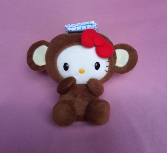 ハローキティ モンキー ぬいぐるみ - Etsy 日本