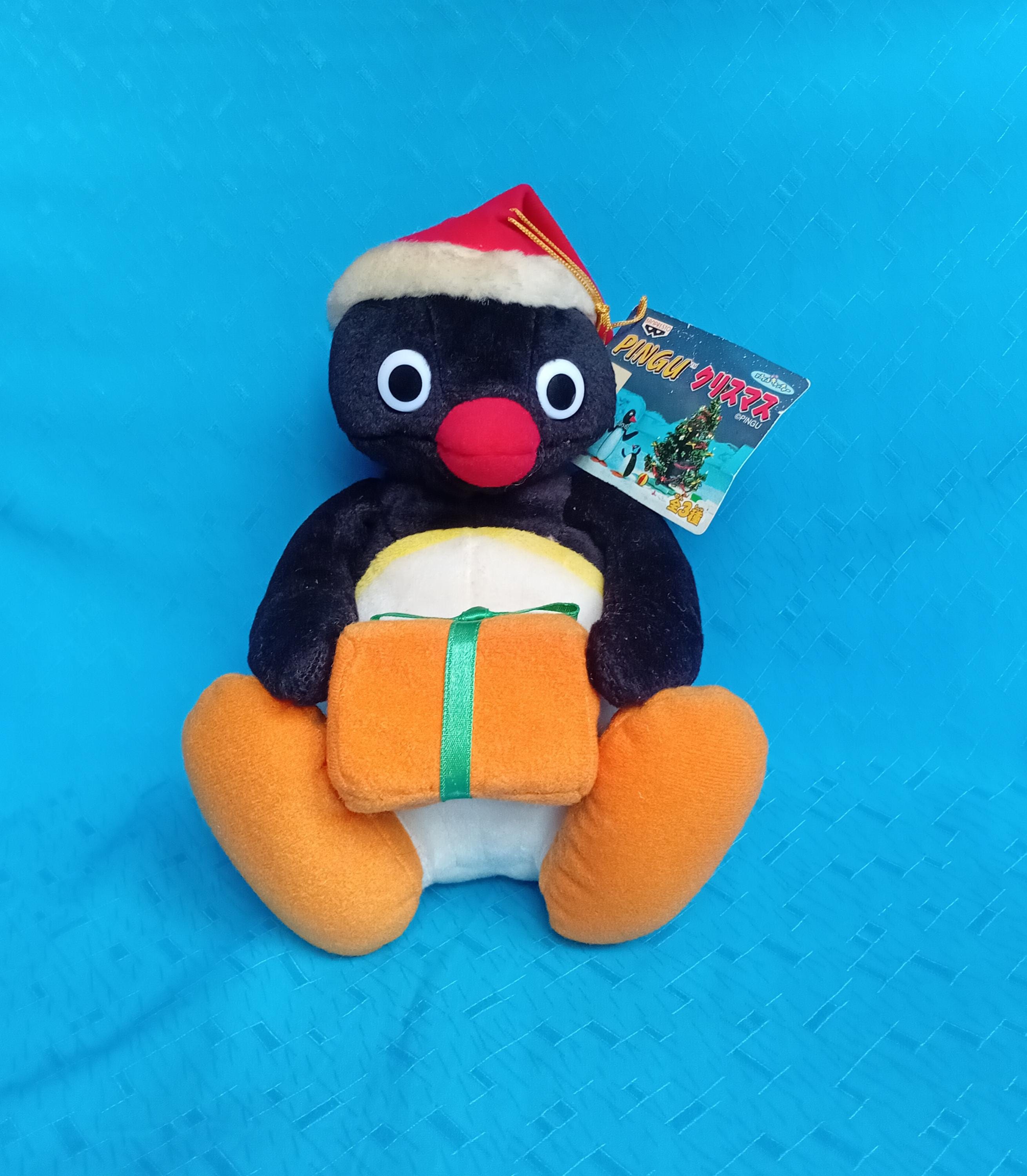 ヴィンテージ ピングー ホールドプレゼント クリスマス バンプレスト