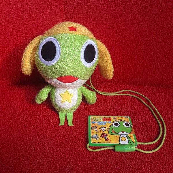 Sgt Frog Keroro Banpresto Plush Stuffed Doll Soft Toy Bag Purse