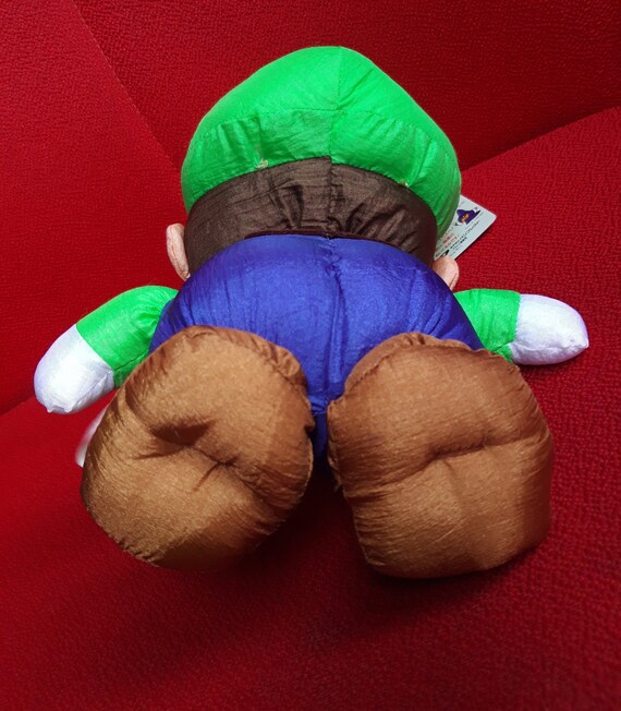 ヴィンテージ スーパーマリオ ルイージ ナイロン バンプレスト