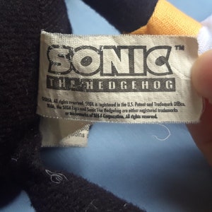 Shadow Black Sonic the Hedgehog Nanco Plush Stuffed Doll Soft | Etsy