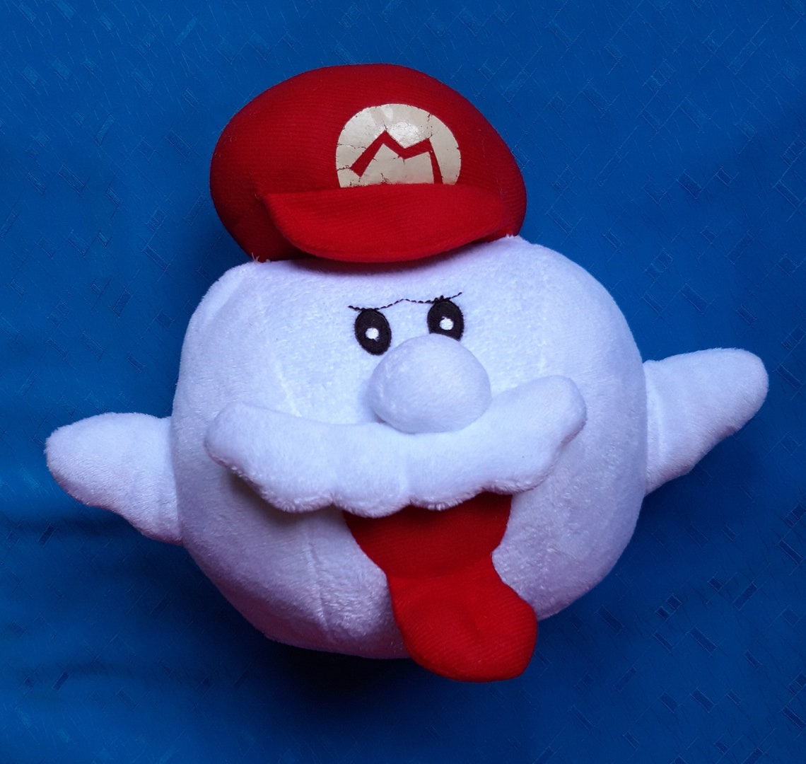 Super Mario Boo Ghost Banpresto Red Hat Nintendo Plush Stuffed | Etsy