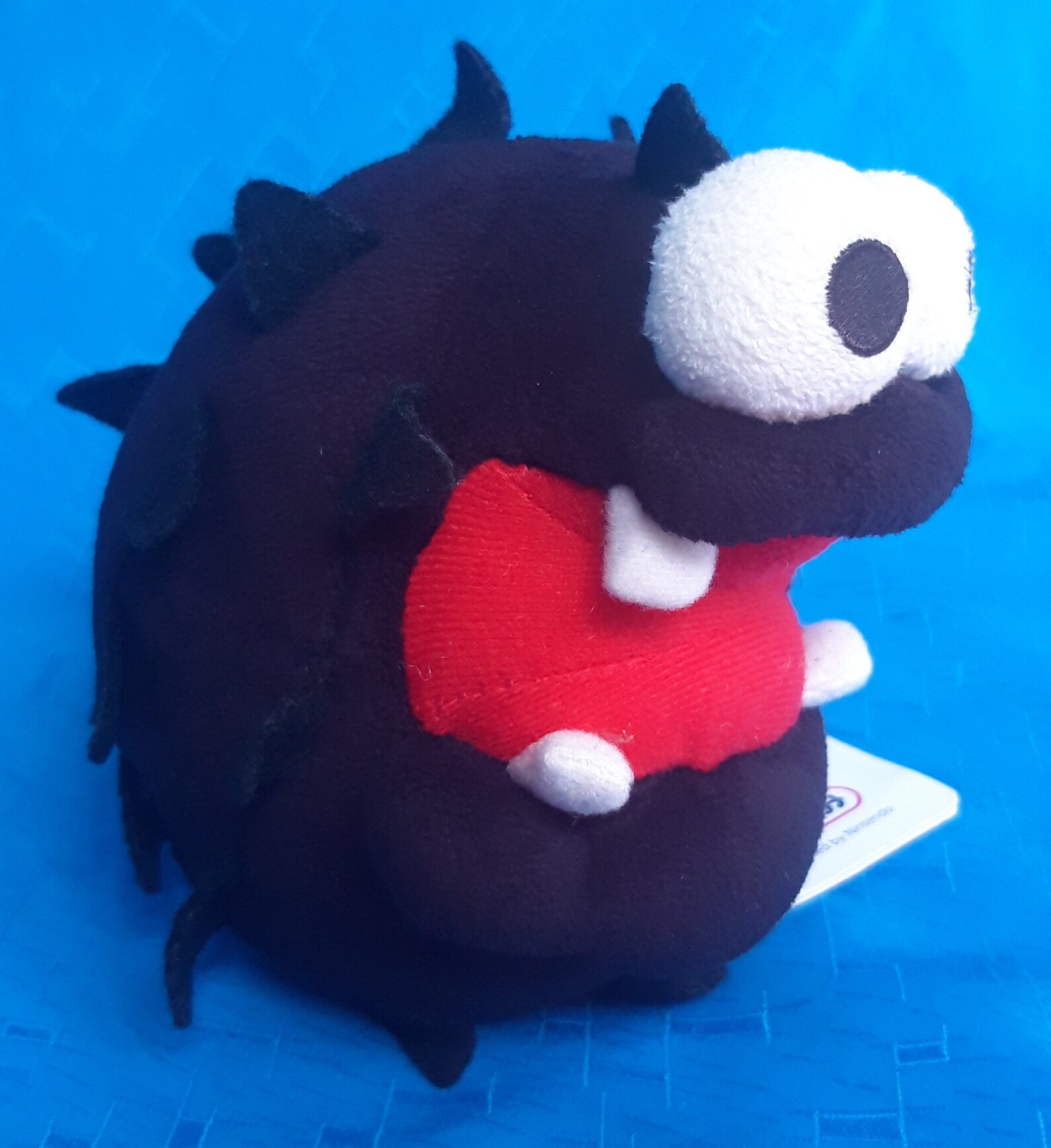 Super Mario Fuzzy Black Fuzzles Nintendo With Tag Plush Etsy