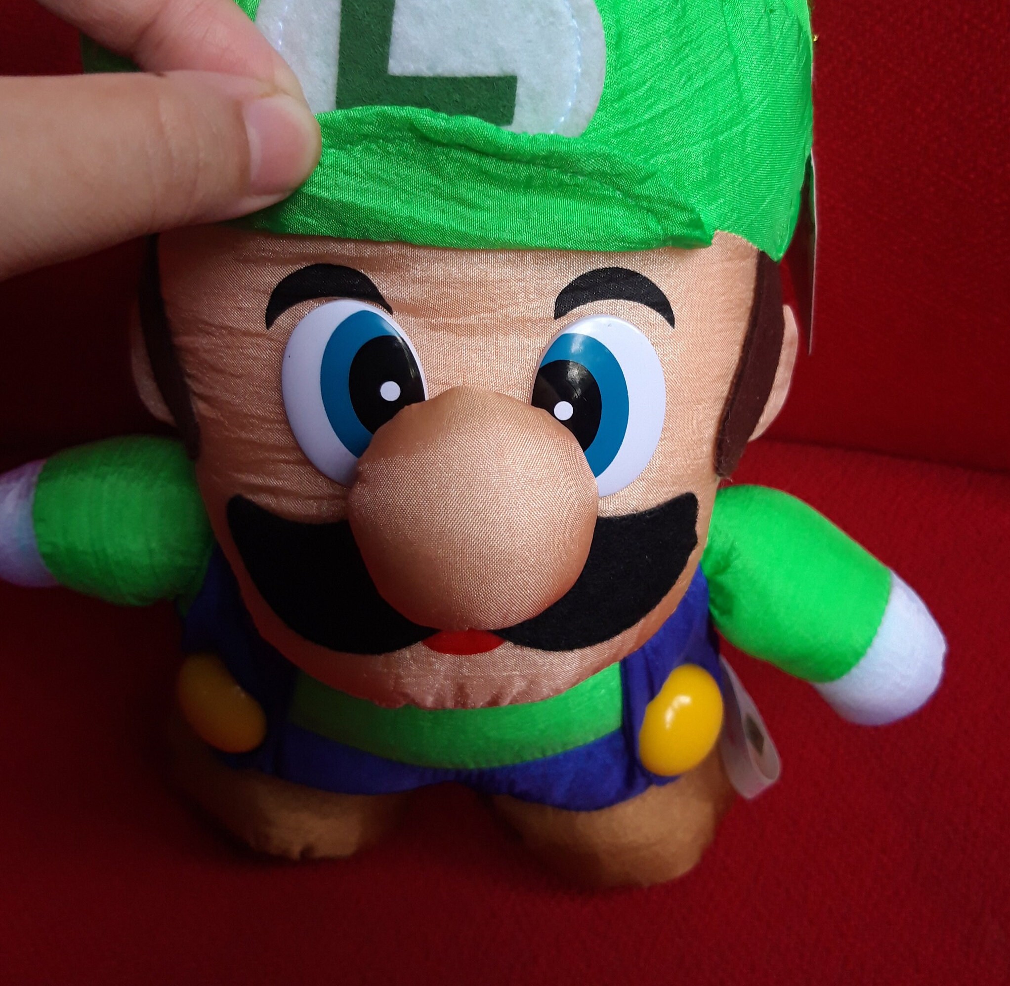 ヴィンテージ スーパーマリオ ルイージ ナイロン バンプレスト 任天堂