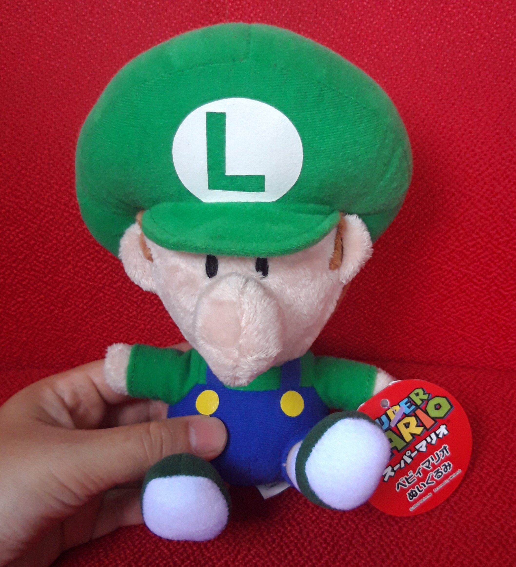 Super Mario Baby Luigi Sk Japan Nintendo Plush Stuffed Doll Etsy Denmark