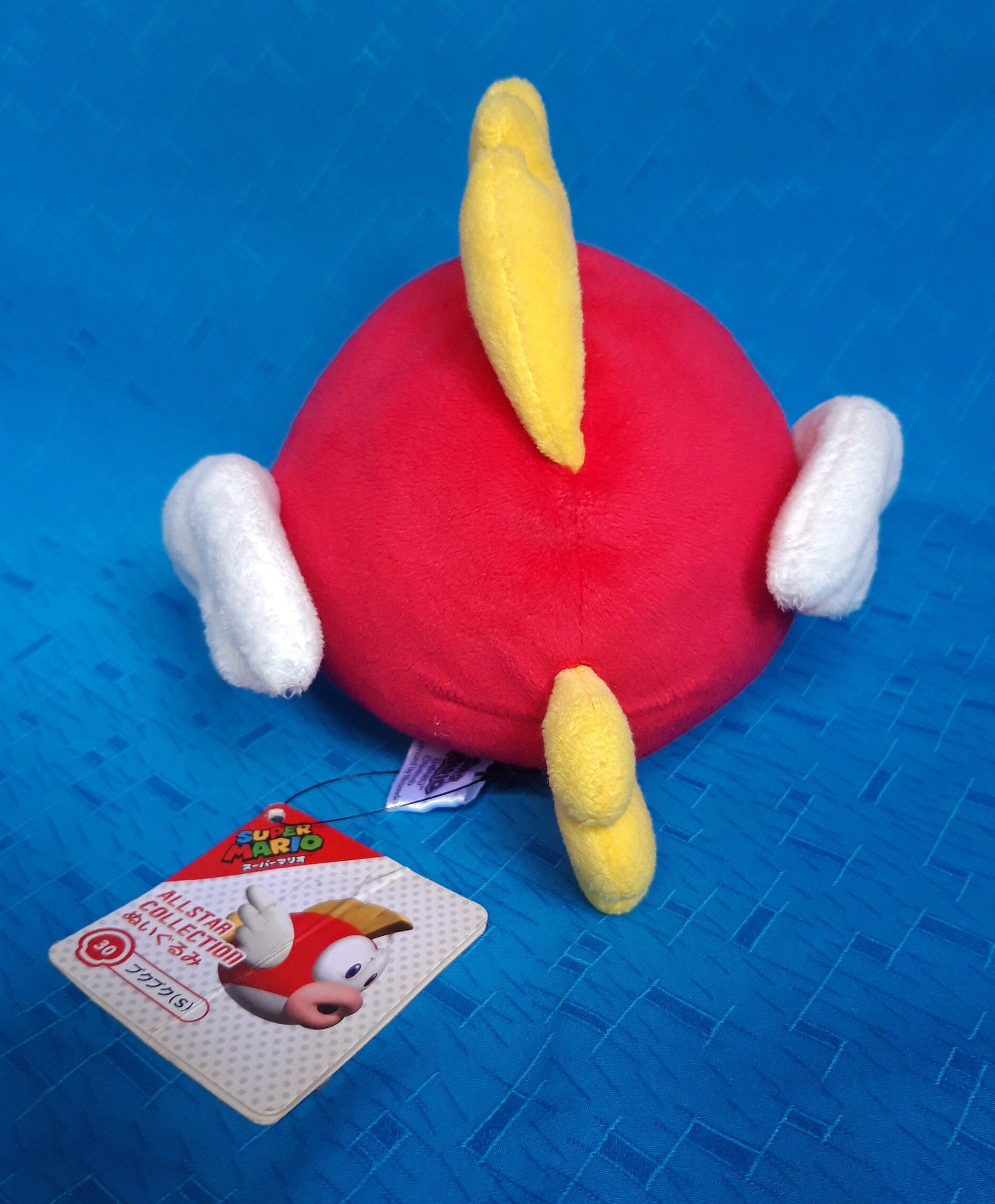 Super Mario Cheep Cheeps Fish Sanei Nintendo Plush Doll Soft Toy Etsy