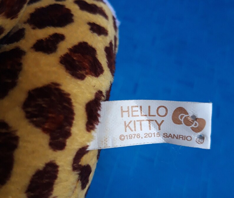 Hello Kitty Leopard Cheetah Osaka Plush Stuffed Doll Soft Toy Etsy