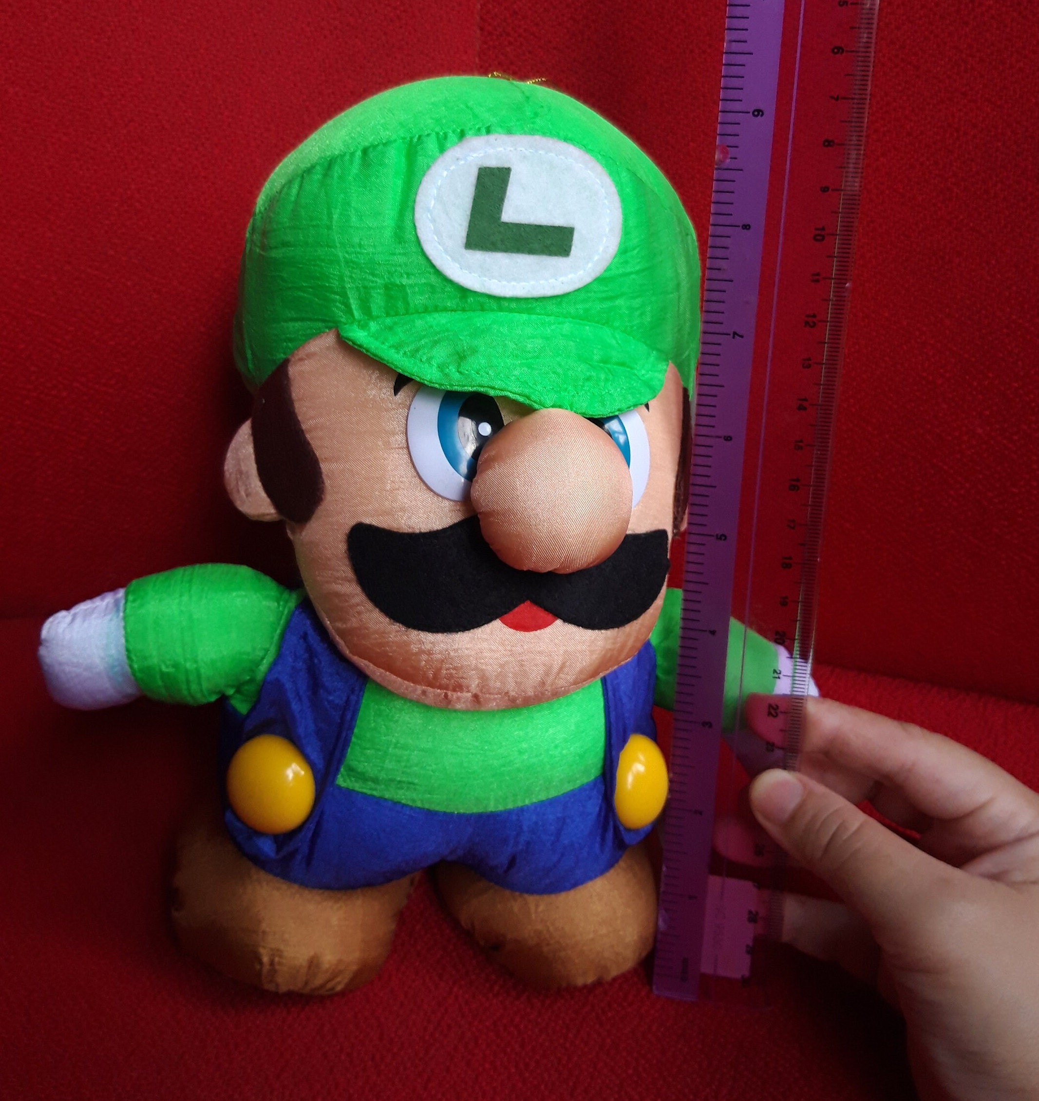 ヴィンテージ スーパーマリオ ルイージ ナイロン バンプレスト 任天堂
