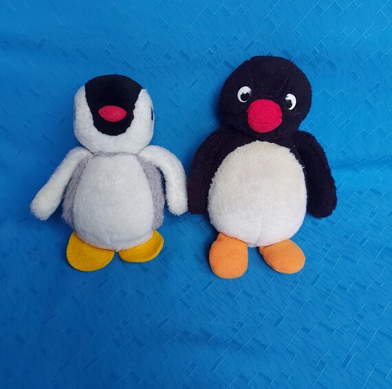 ピングー超BIGぬいぐるみヴィンテージレトロ2009 ヴィンテージ ピングーとピンガ 1992年製 ぬいぐるみ ソフトトイ