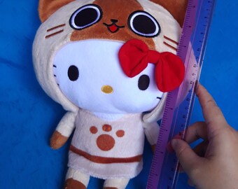 Monster Hunter Airou x Sanrio Hello Kitty Plush Toy 2 Set