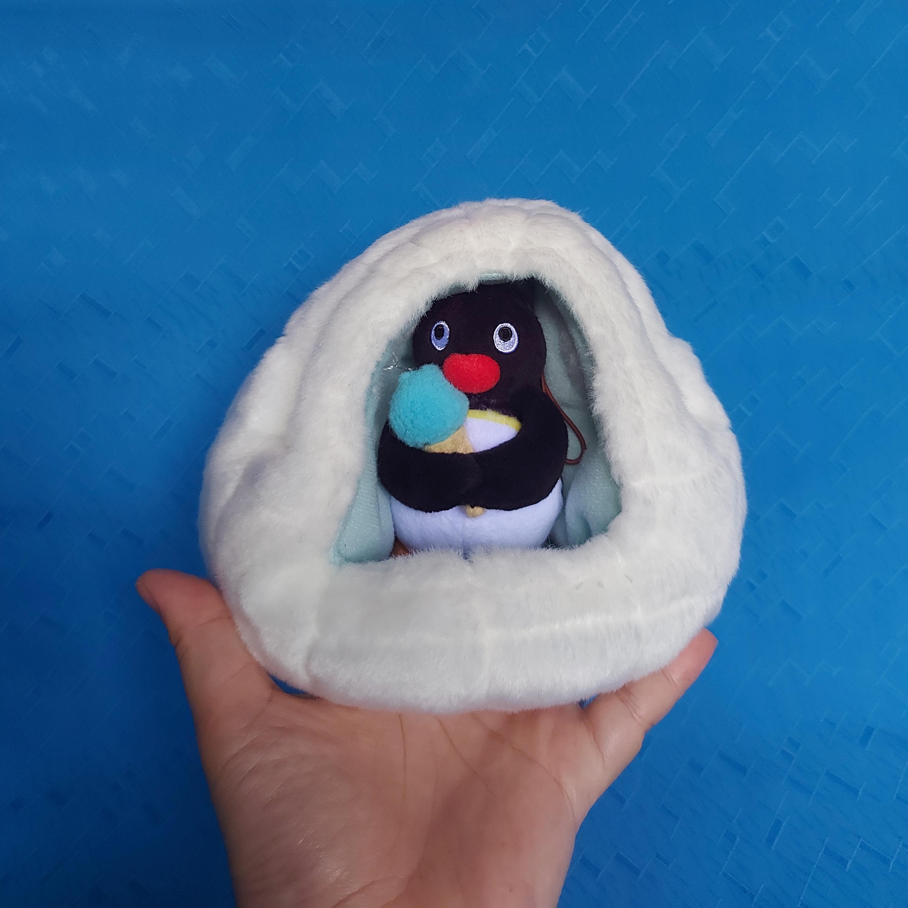 ピンガ・ピングー イグルーハウス付きぬいぐるみ人形 ソフトトイ 