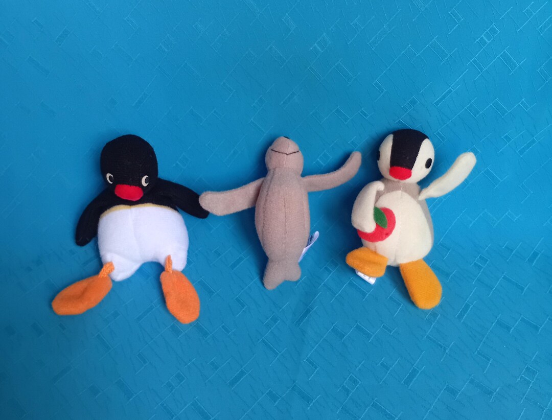 Mini Pingu Robby Pinga Set Plush Doll Soft Toy - Etsy UK