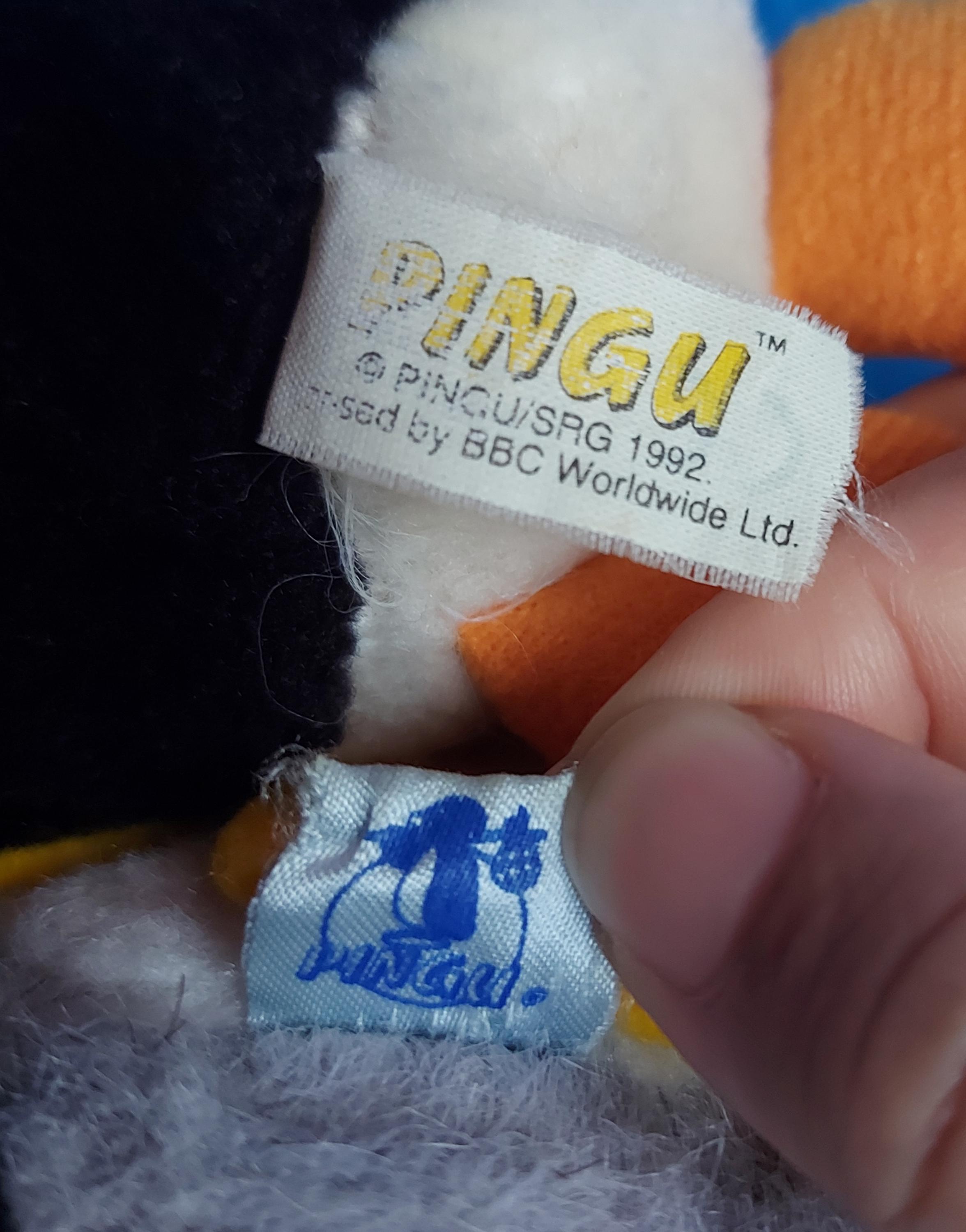 ヴィンテージ ピングーとピンガ 1992年製 ぬいぐるみ ソフトトイ