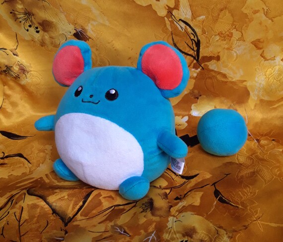 Marill Pokemon Sanei Pocket Monsters Plush Stuffed Doll Soft Toy