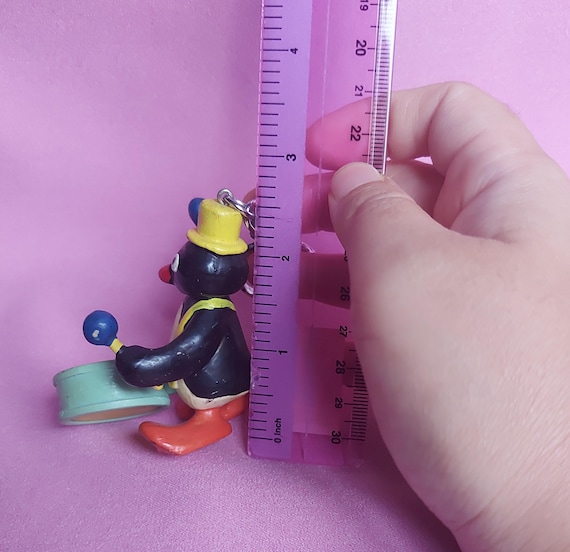 ヴィンテージ ピングー ドラマー キーホルダー フィギュア 1990年