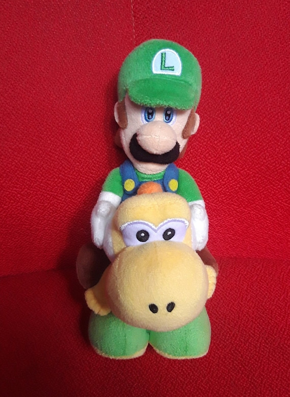 Mario riding yoshi plush sale