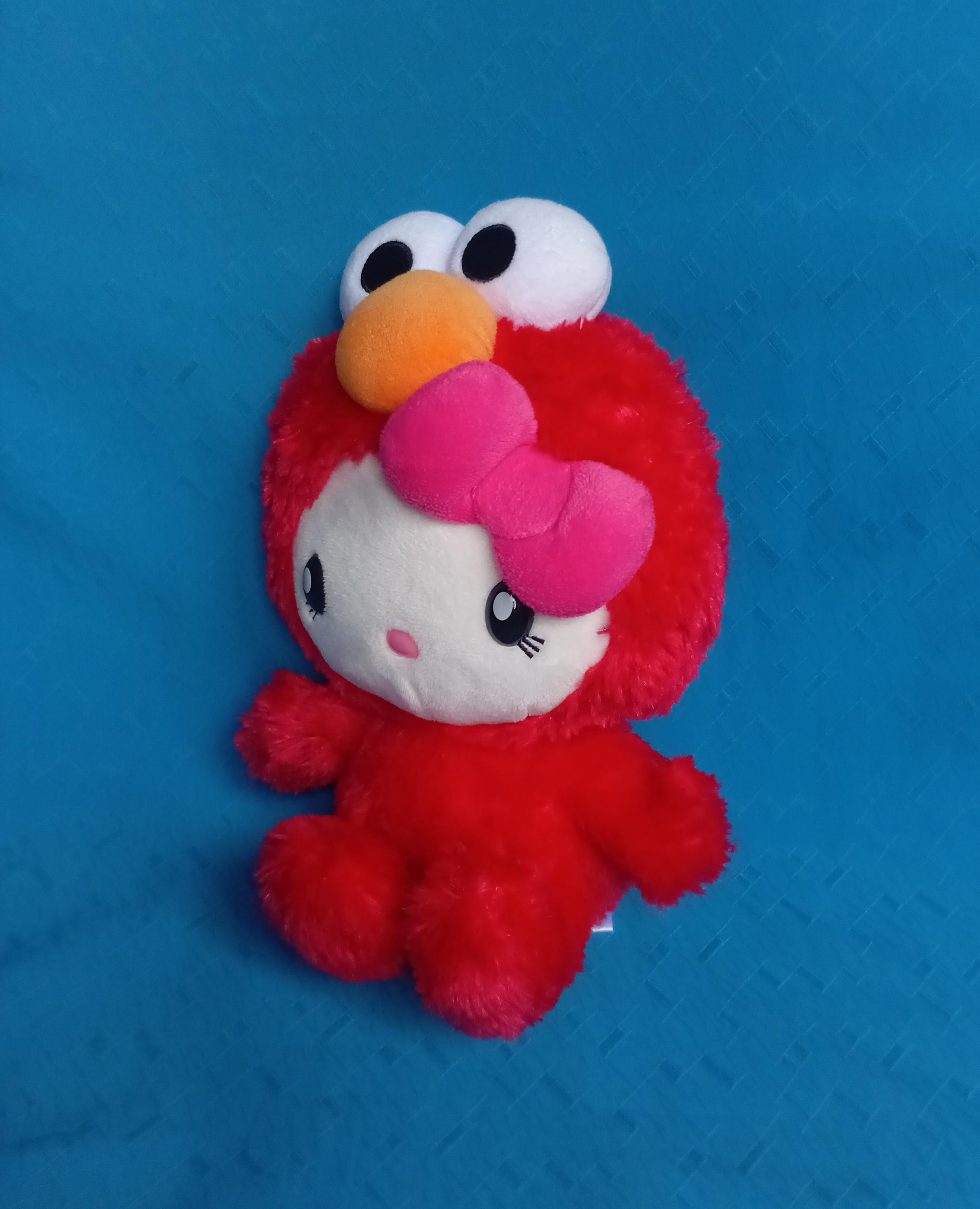 AMOS TOY(エイモス トイ)×ハローキティ×メディコムトイ ぬいぐるみ★ Hello Kitty Elmo Plush Stuffed Doll Soft Toy - Etsy