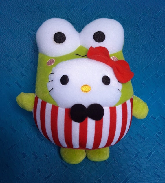 Hello Kitty Dress as Keroppi Frog Plush Stuffed Doll Soft Toy Mcdonald -   Norway