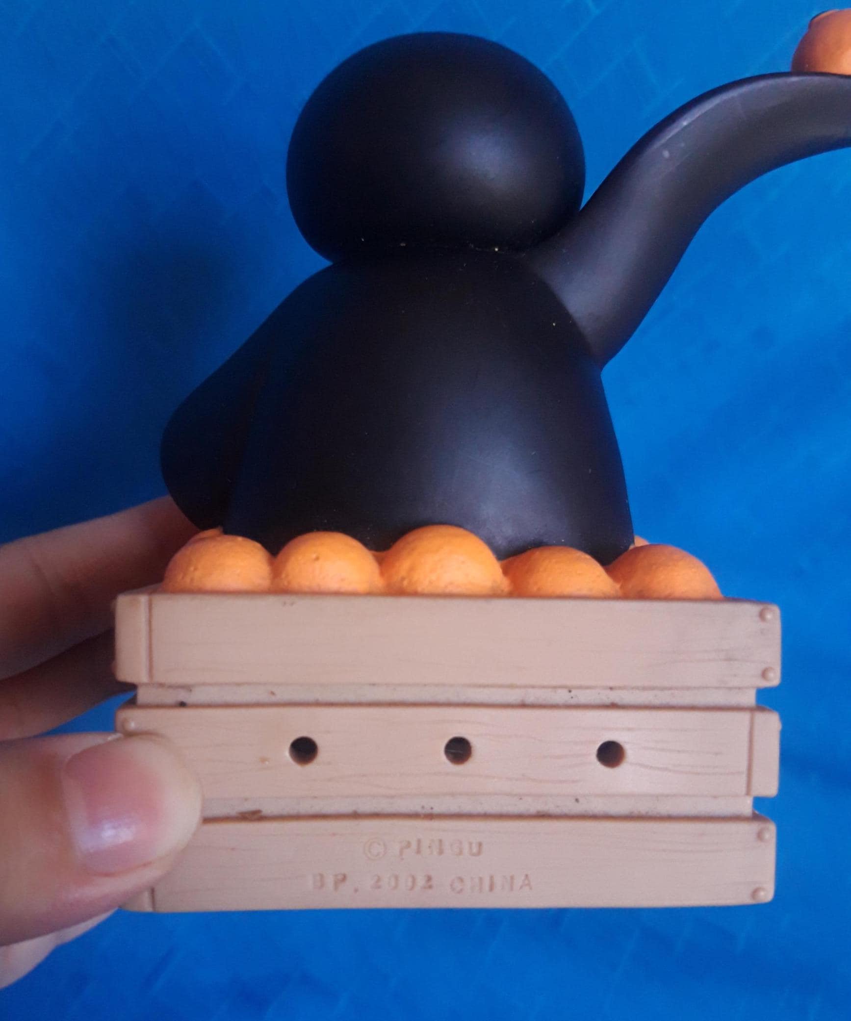 ヴィンテージ ピングー コインバンク オレンジ ビニールフィギュア