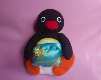 ピングー 　ぬいぐるみ 　ヴィンテージ 　当時品 ヴィンテージ ピングー ベンダブルアームズ バンプレスト 1995年