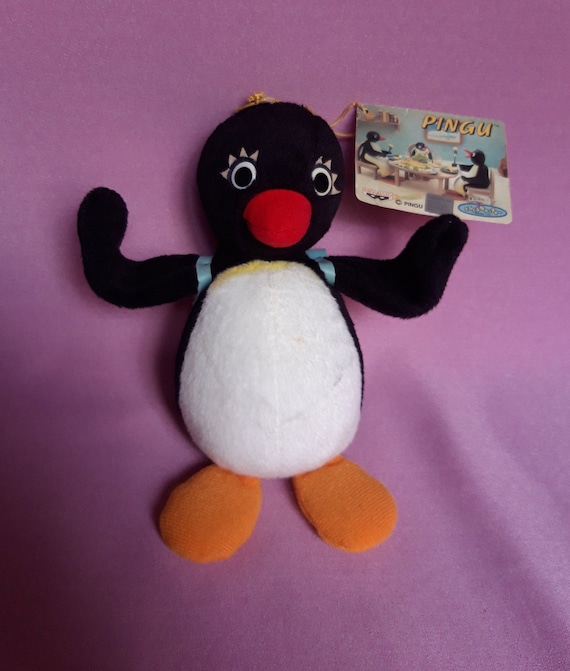 Vintage Pingi Pingu Girlfriend Banpresto 1996 Plush Stuffed Doll