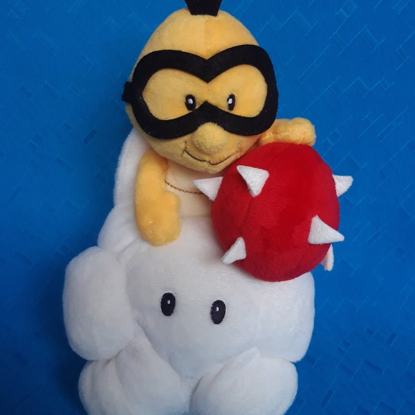 Lakitu Super Mario Sanei Nintendo Plush Stuffed Doll Soft Toy