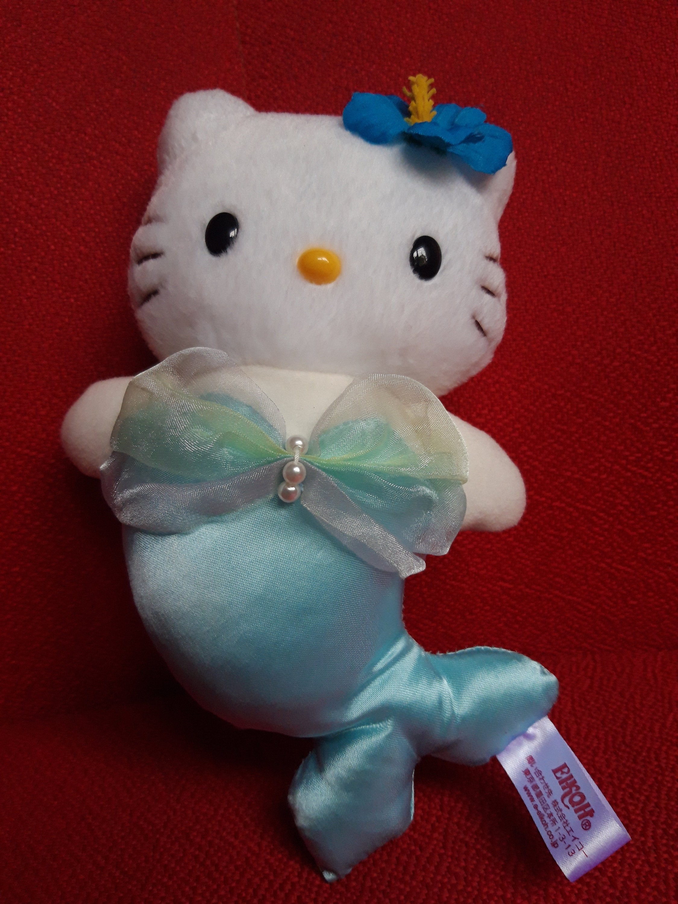 ヴィンテージ ハローキティ ブルー マーメイド ぬいぐるみ ソフトトイ