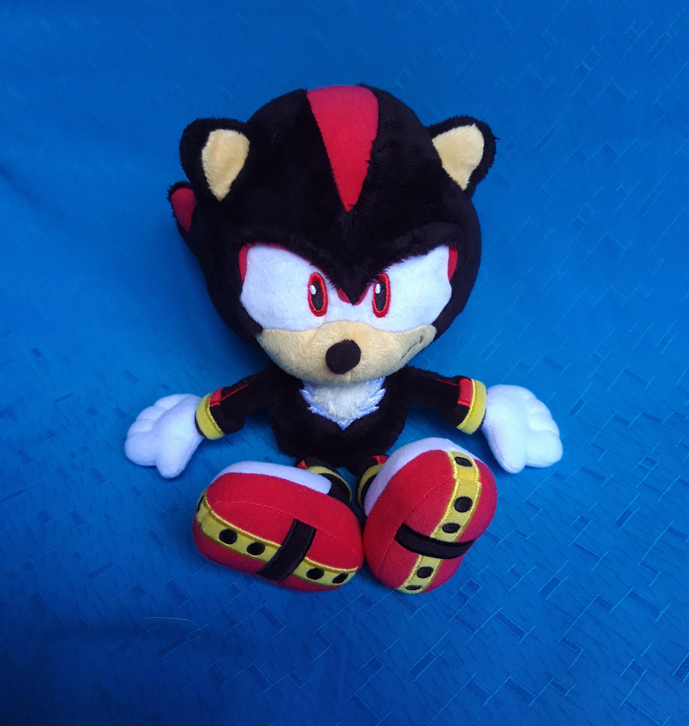Shadow Sonic Sanei Plush Stuffed Doll Soft Toy Sonic the Hedgehog Etsy