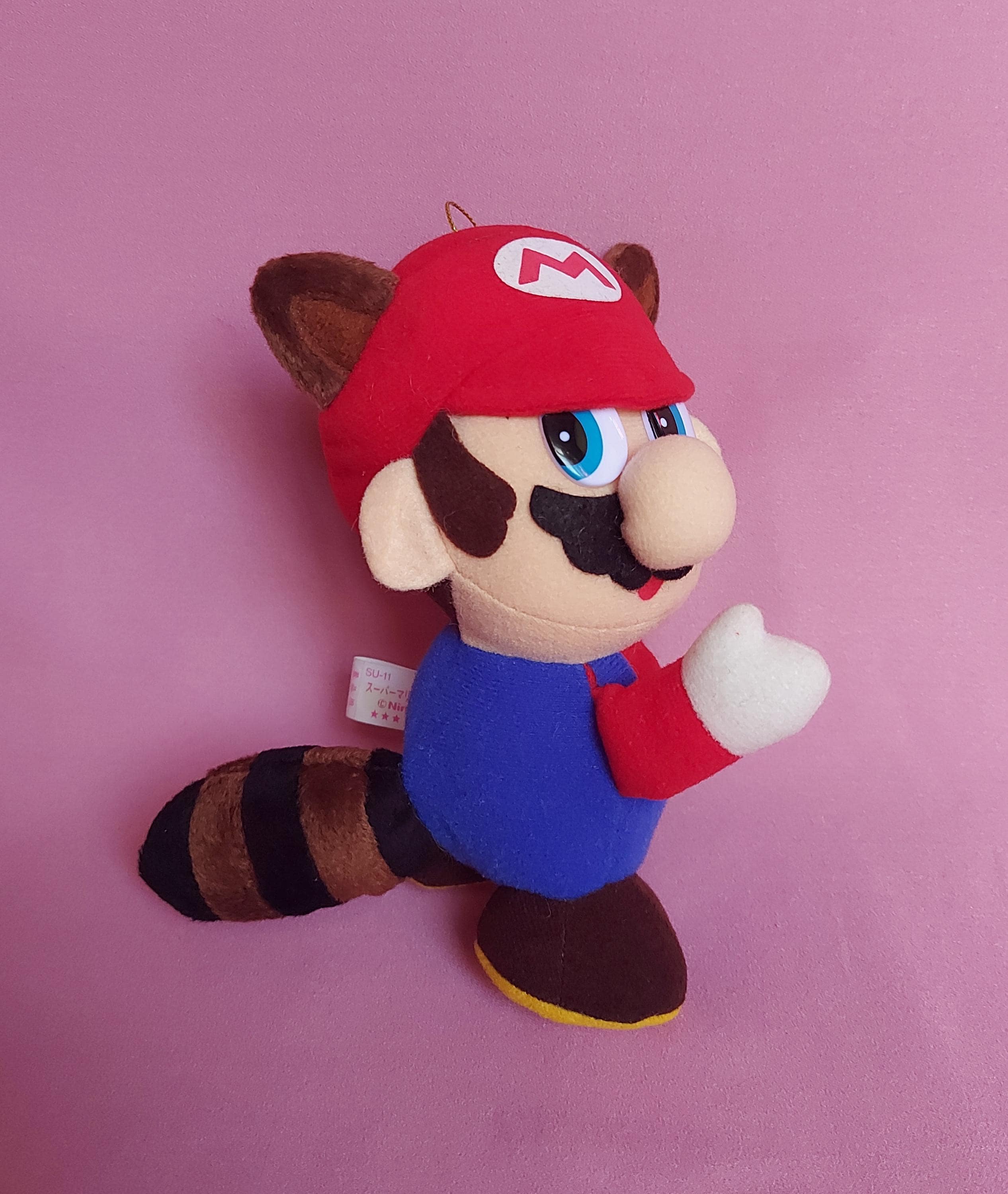 スーパーマリオ　マリオ　ビンテージ　ヴィンテージ　ぬいぐるみ　フィギュア ヴィンテージ スーパーマリオ タヌキ バンプレスト 1993 ぬいぐるみ