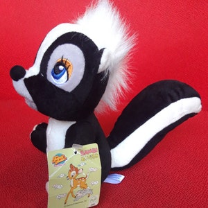 Vintage Disney Flower Bambi Skunk 1997 Sega Plush Stuffed Animal Doll Soft Toy