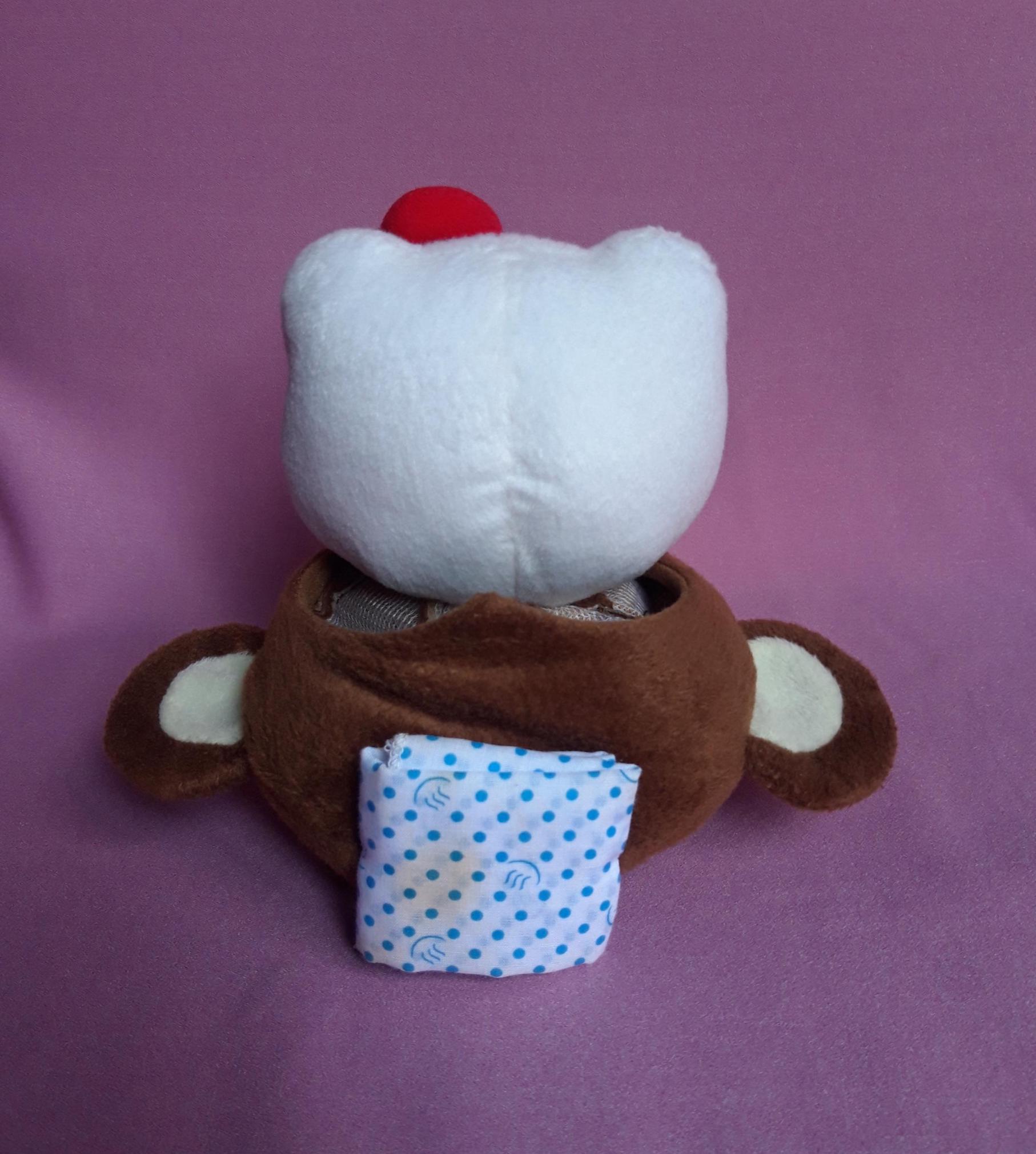 Hello Kitty Monkey Plush Stuffed Doll Soft Toy - Etsy