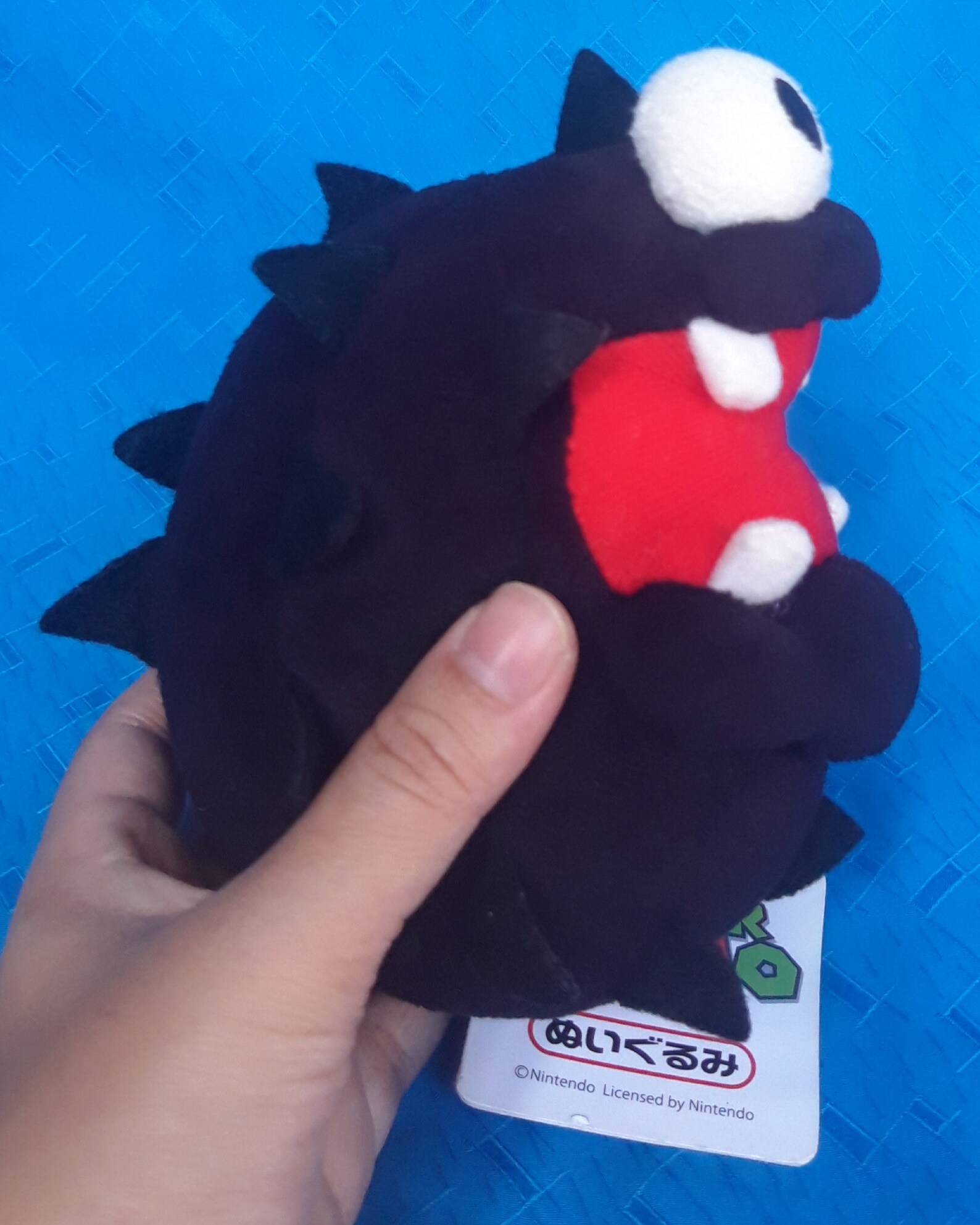 Super Mario Fuzzy Black Fuzzles Nintendo With Tag Plush Etsy