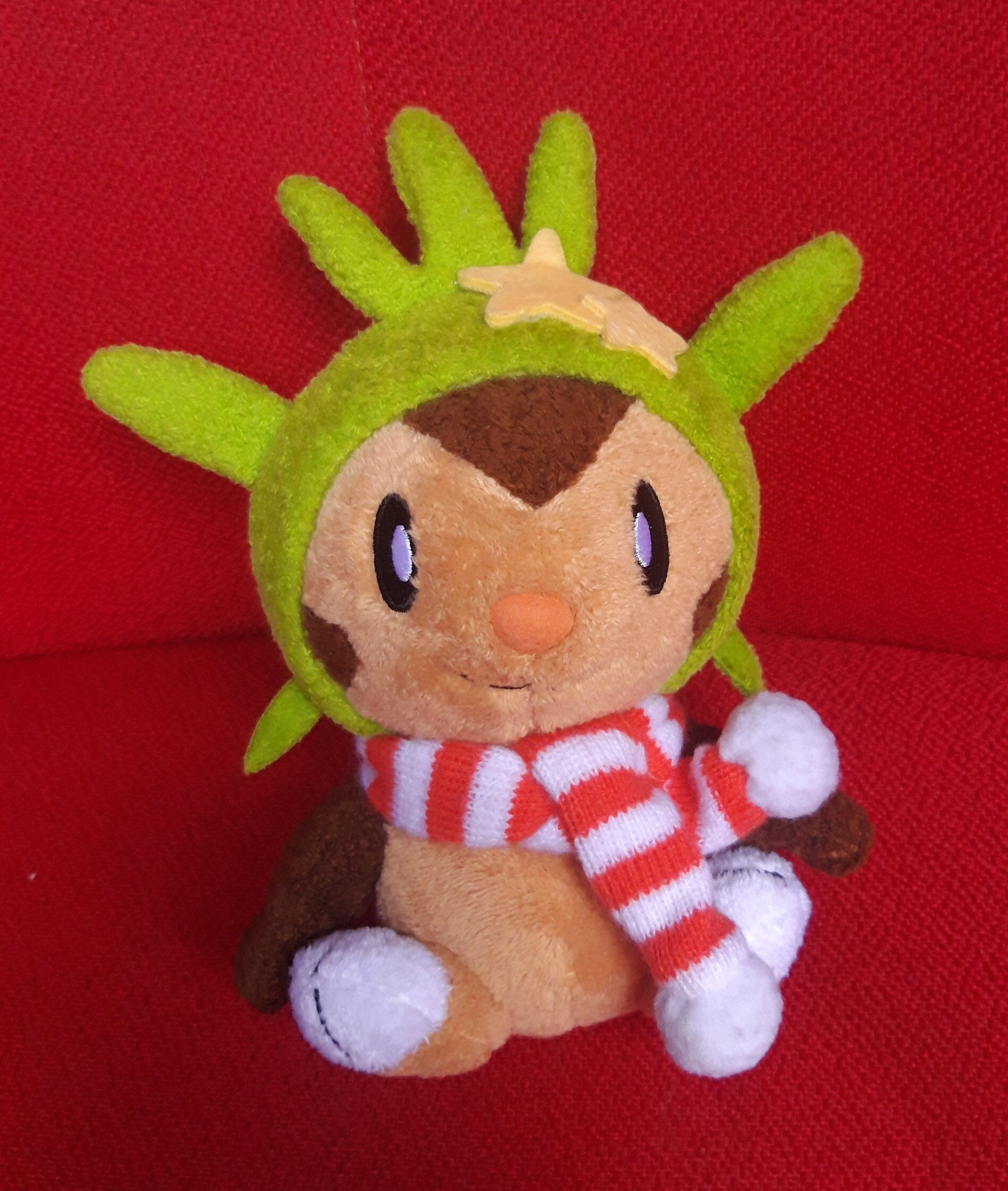Chespin Winter Scarf Pokemon Center Nintendo Plush Stuffed Doll Soft Toy -  Etsy