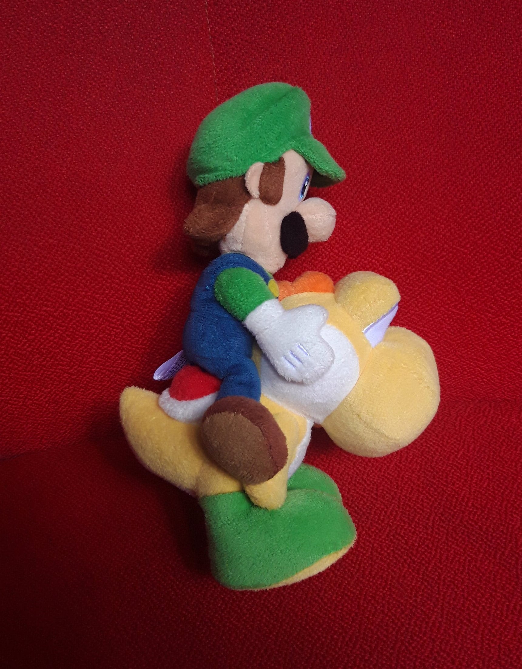 Luigi Super Mario Ride Yoshi SANEI Nintendo Plush Stuffed Doll Soft Toy Etsy UK
