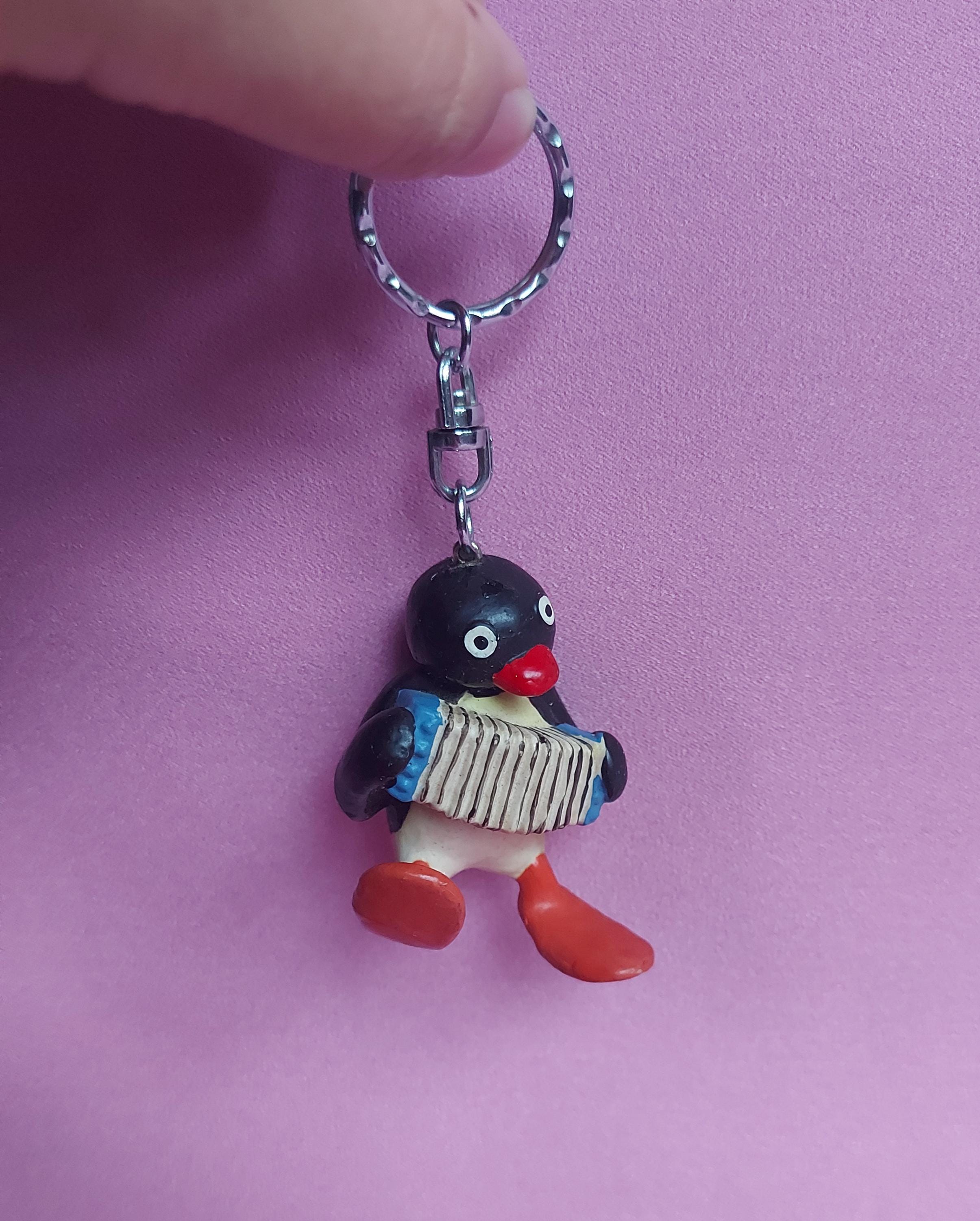 Vintage Pingu Accordion Keychain Figurine Figure - Etsy