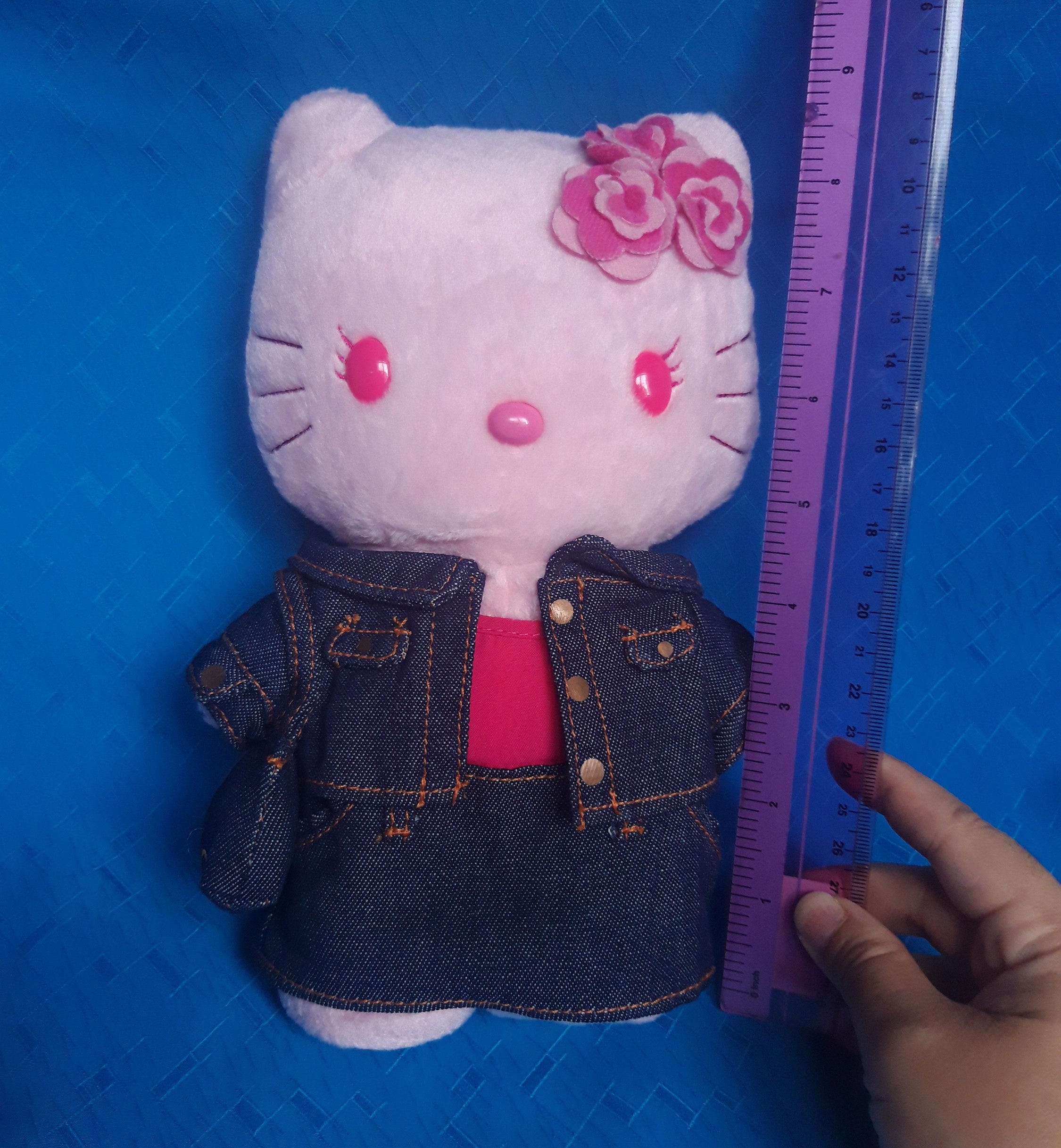 Hello Kitty Inspired Pink Plush Fluffy Tote Handbag Bag Purse