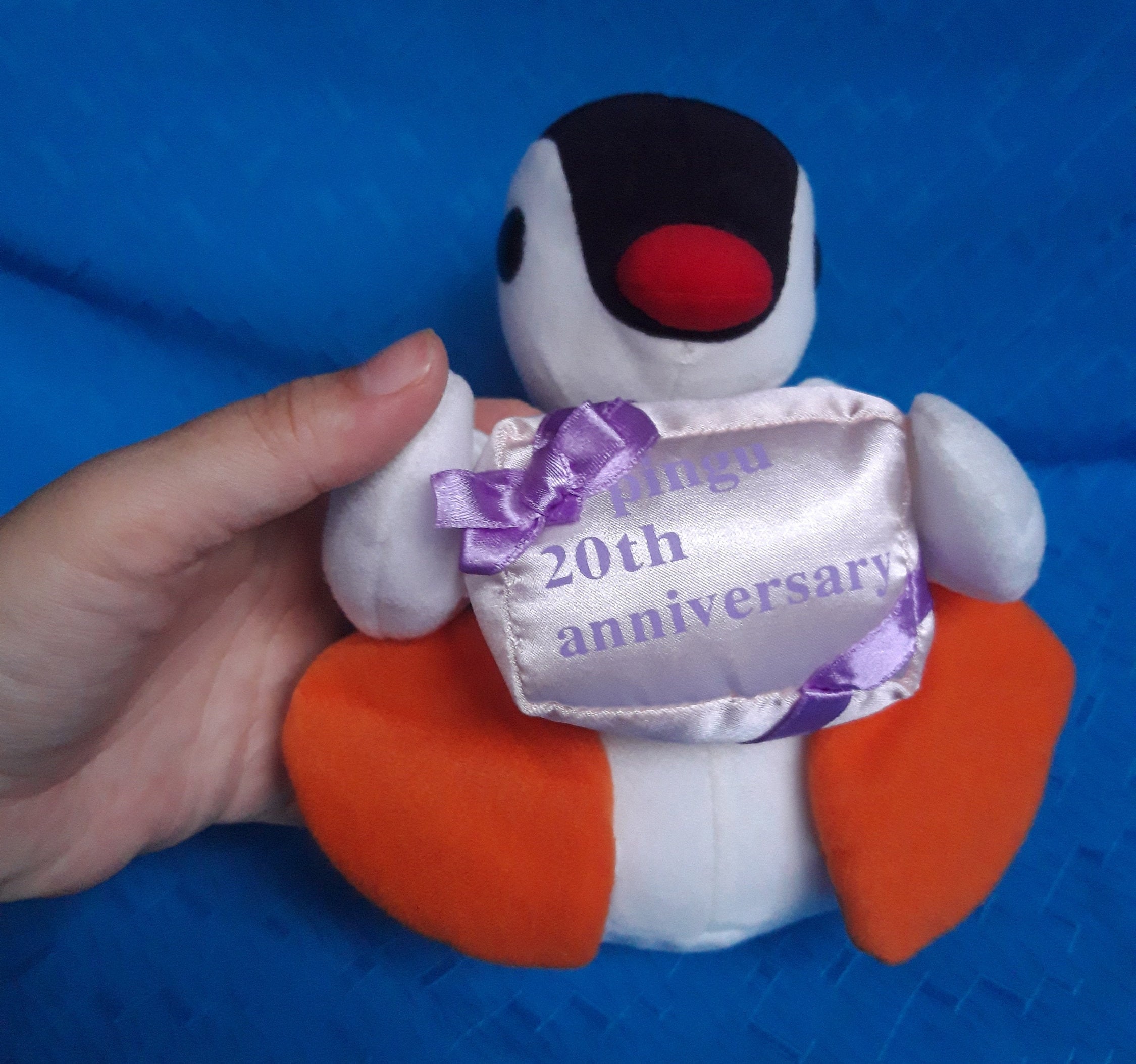 Vintage Pinga 20th Anniversary Banpresto 2000 Pingu Plush